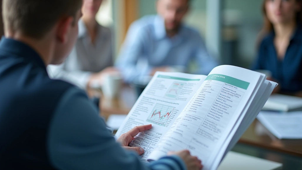 Financialbokse og økonomiske tabeller viser markedsdata og prishistorie
